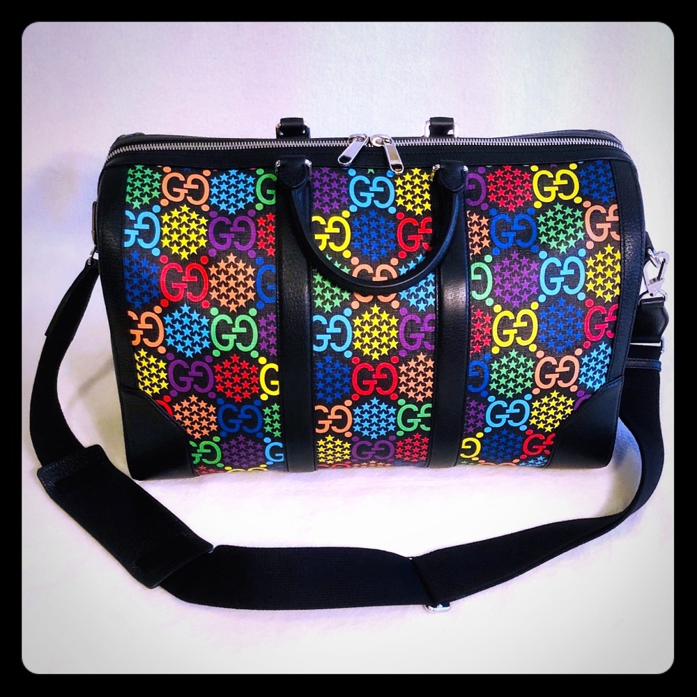 😍New Gucci Psychedelic Duffle Bag Carry On